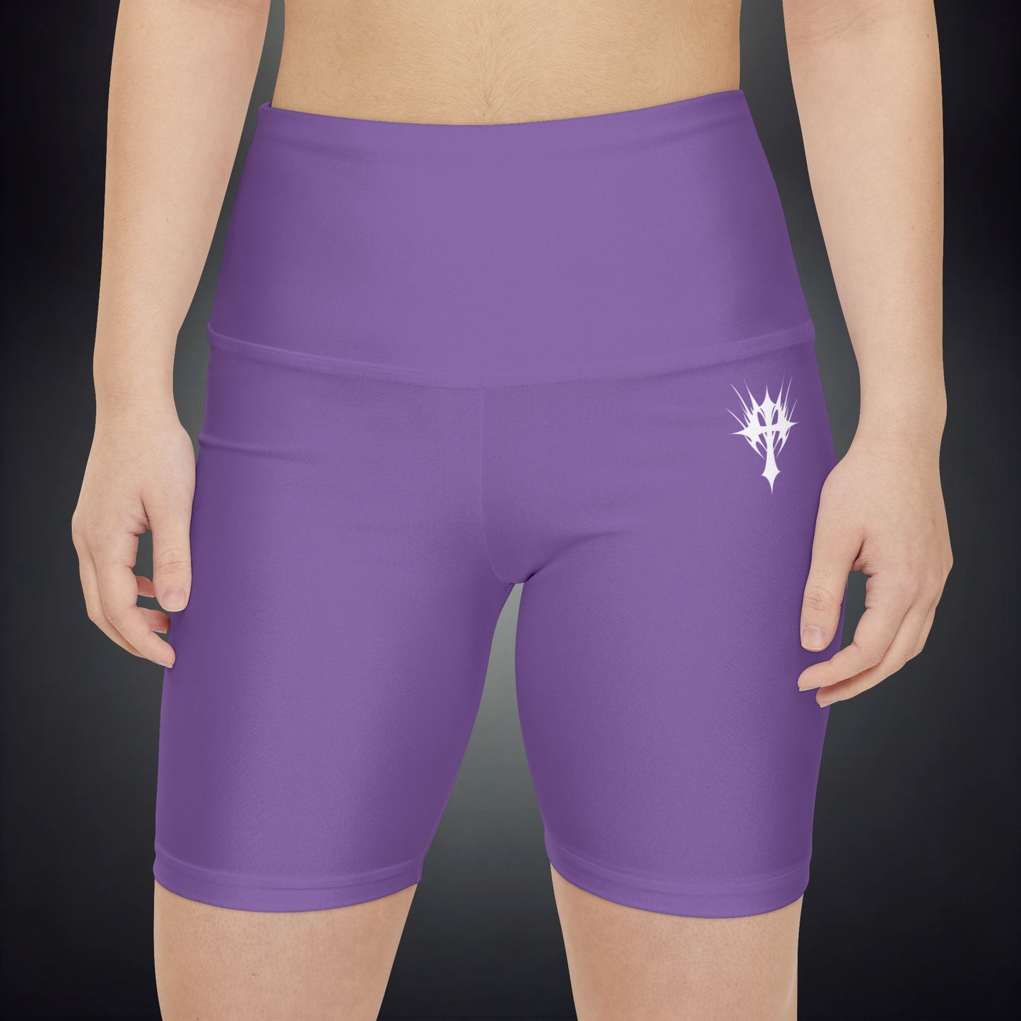 W115 - High Waisted Seamless Shorts ll Purple