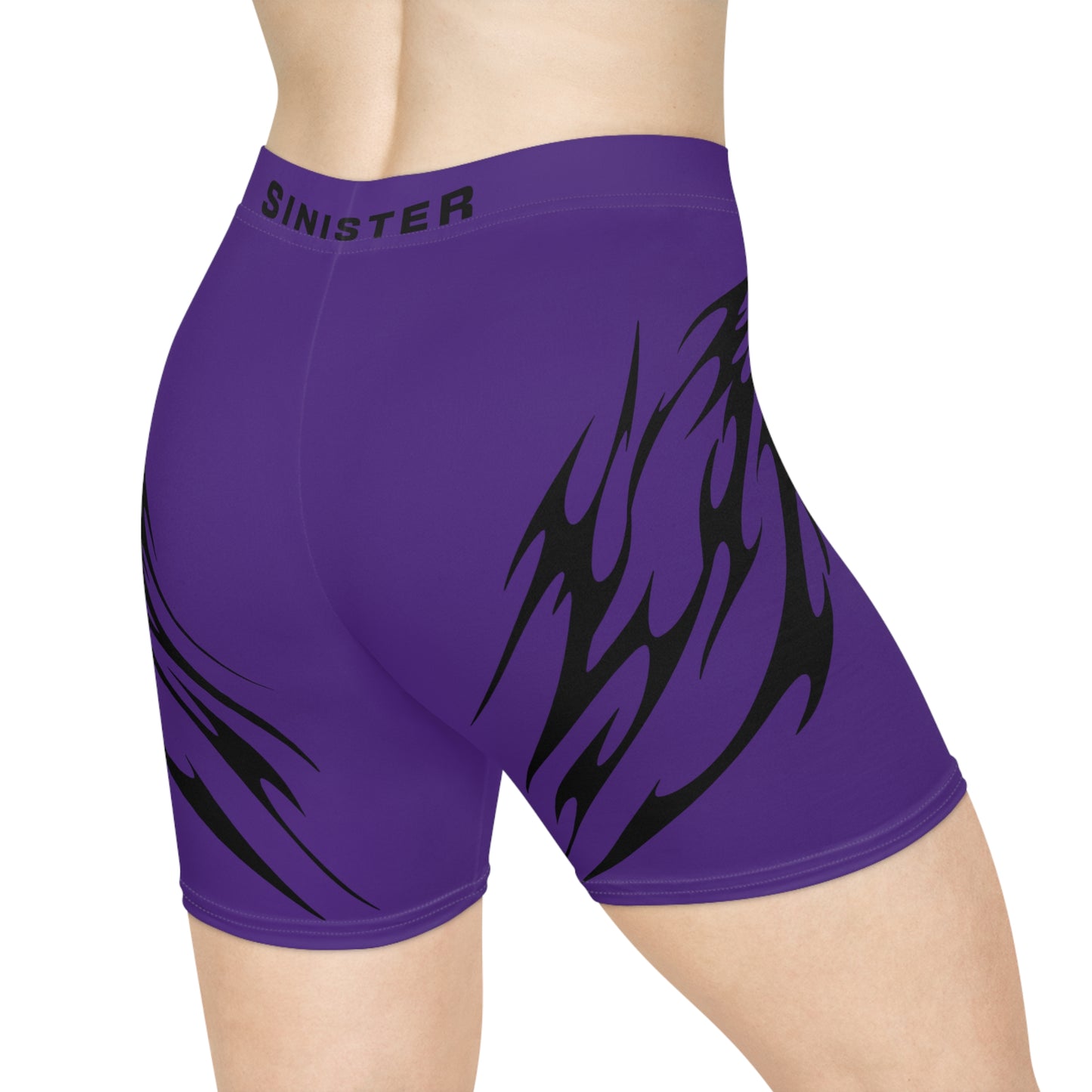 W119 - Seemless Biker Shorts Purple