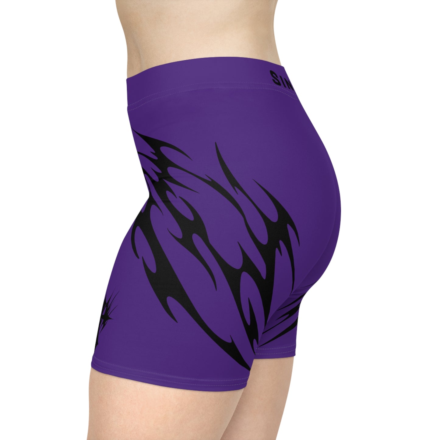 W119 - Seemless Biker Shorts Purple