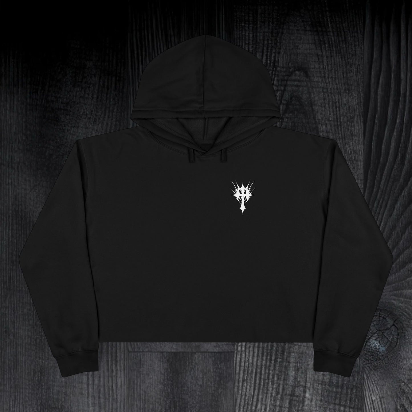 Cured-Dagger Crop Hoodie