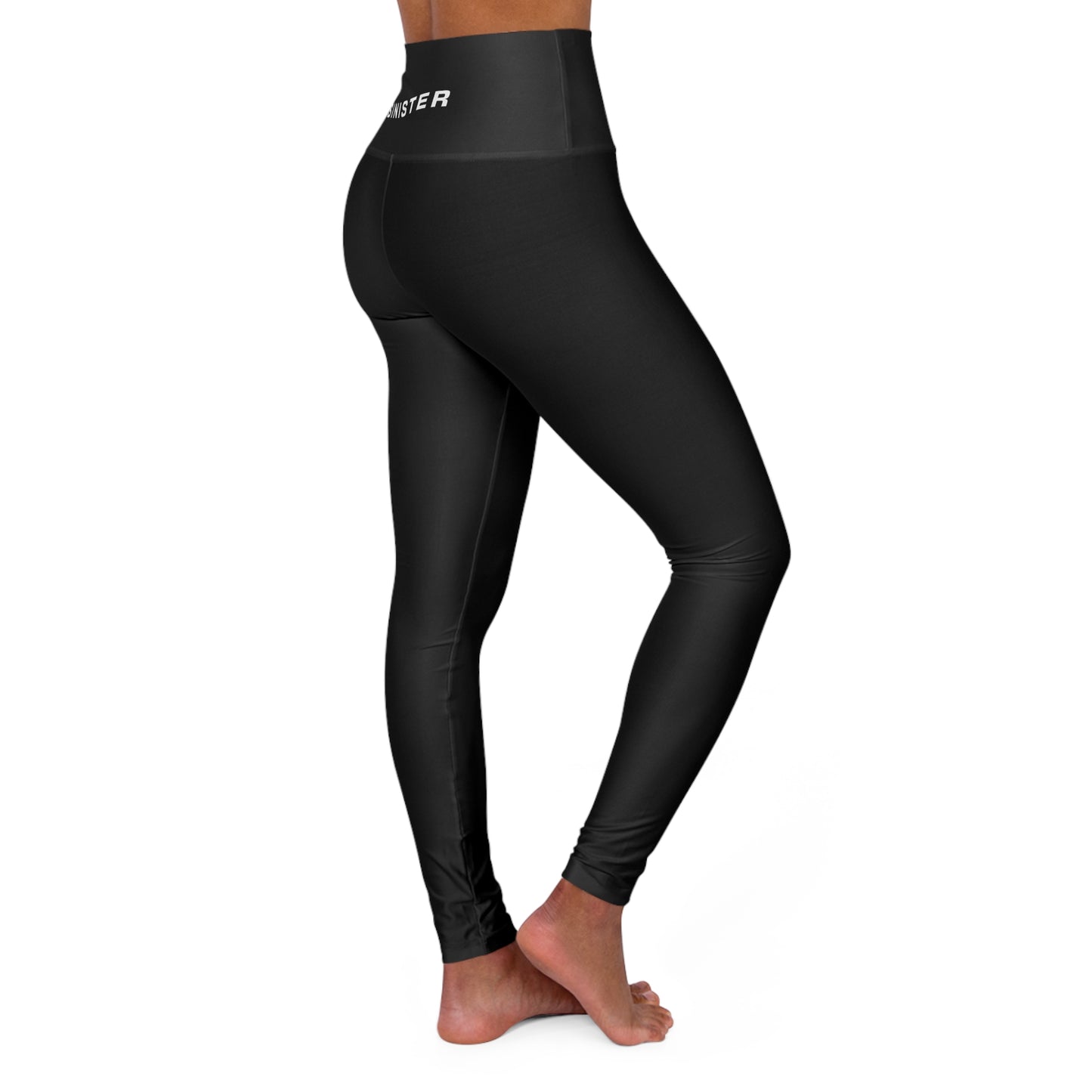 Essential High Waisted Yoga Leggings in Black