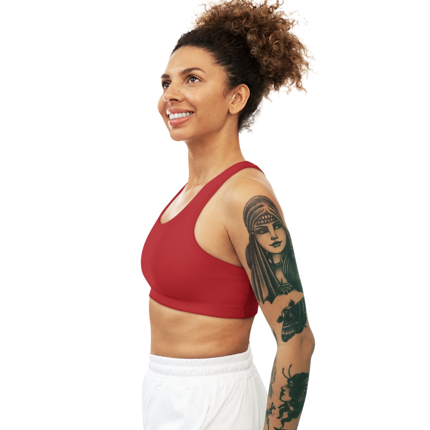 W112 - Seamless Sports Bralette - Red