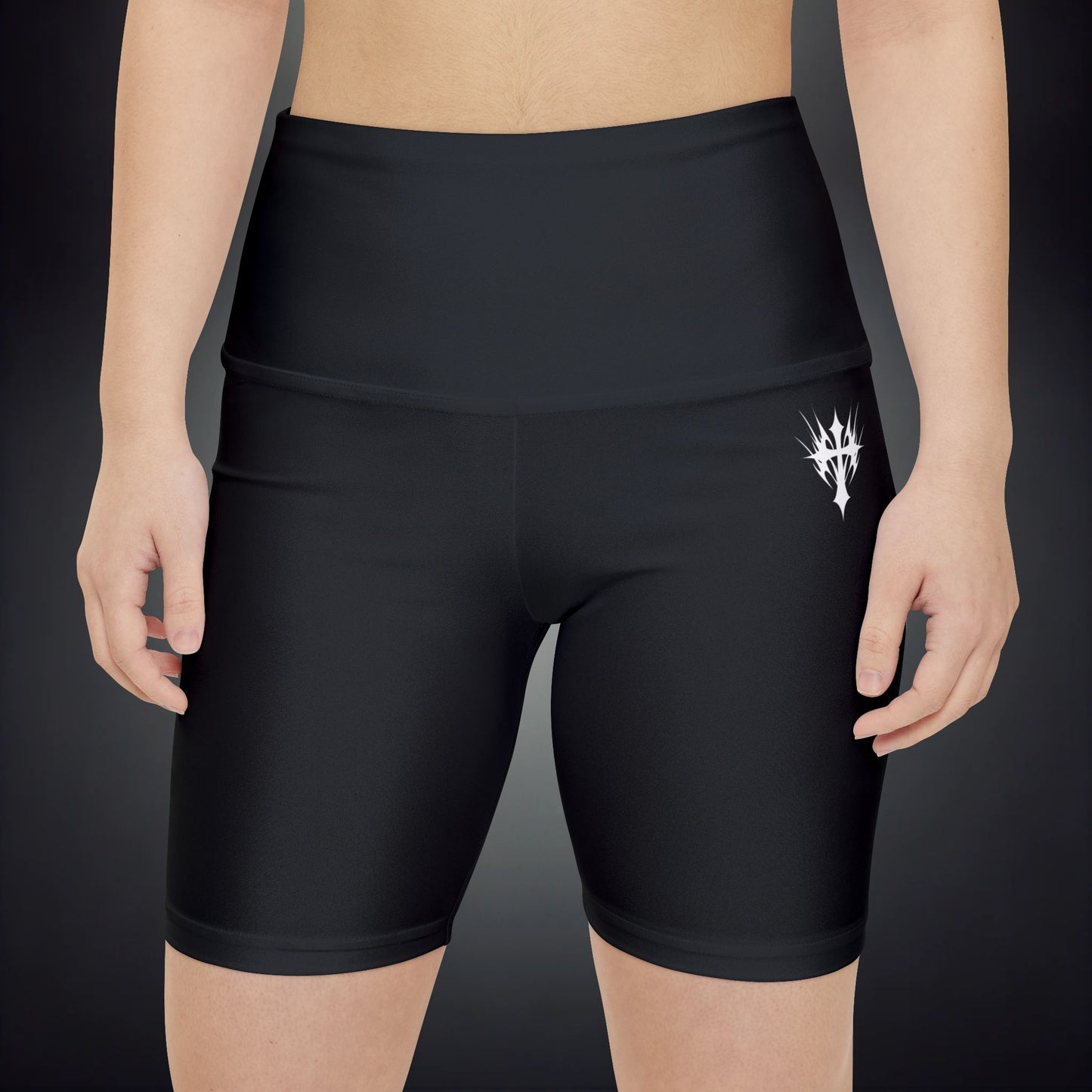 W111 - High Waisted Seamless Shorts ll Black