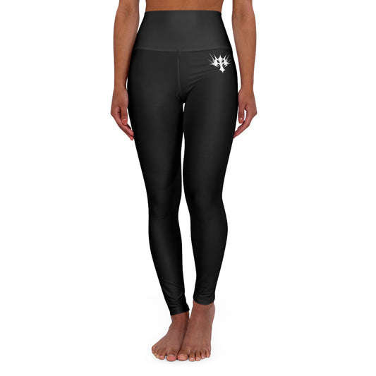 Essential High Waisted Yoga Leggings in Black