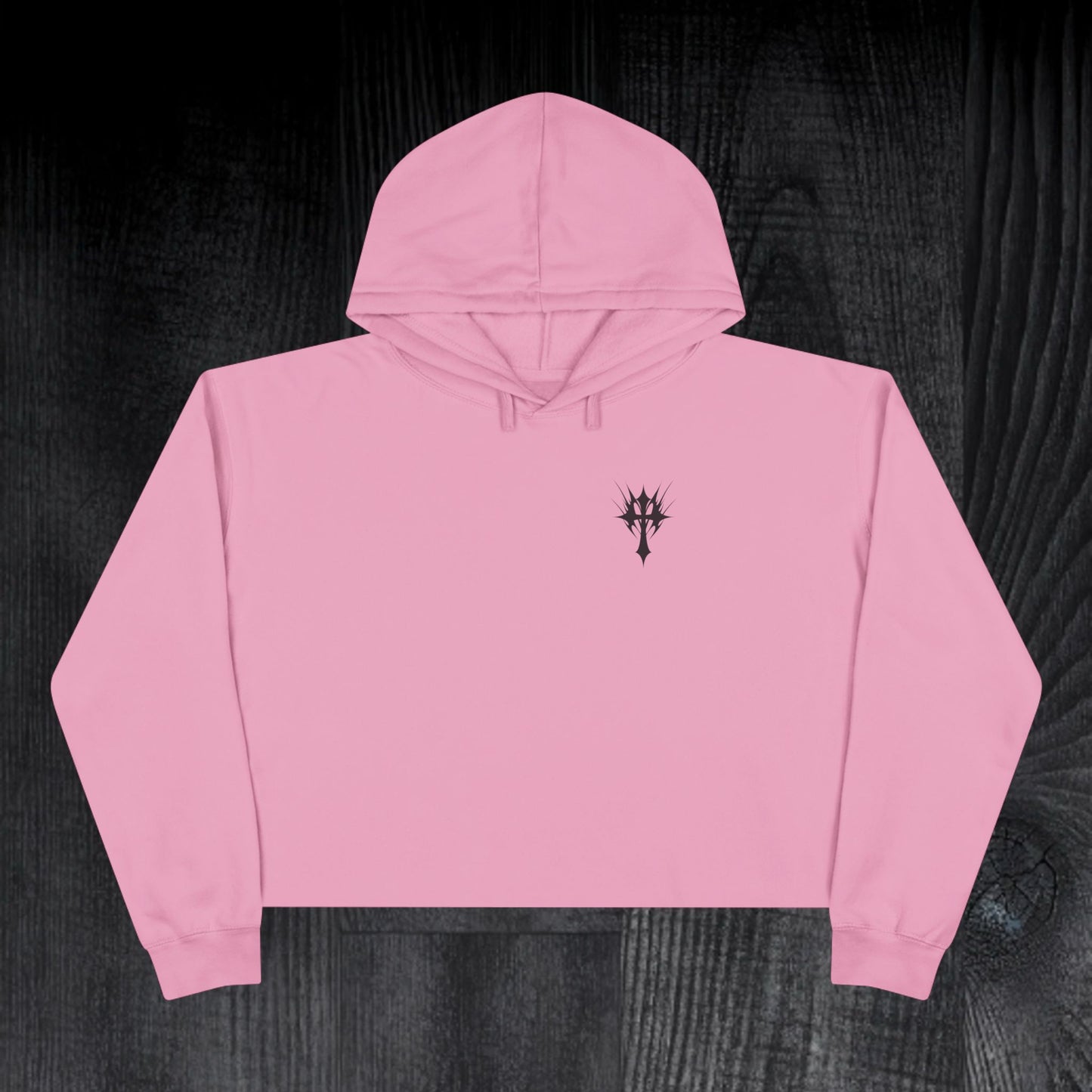 Cured-Dagger Crop Hoodie