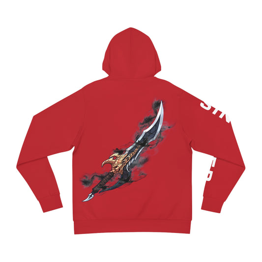 Cured-Dagger Hoodie in Red