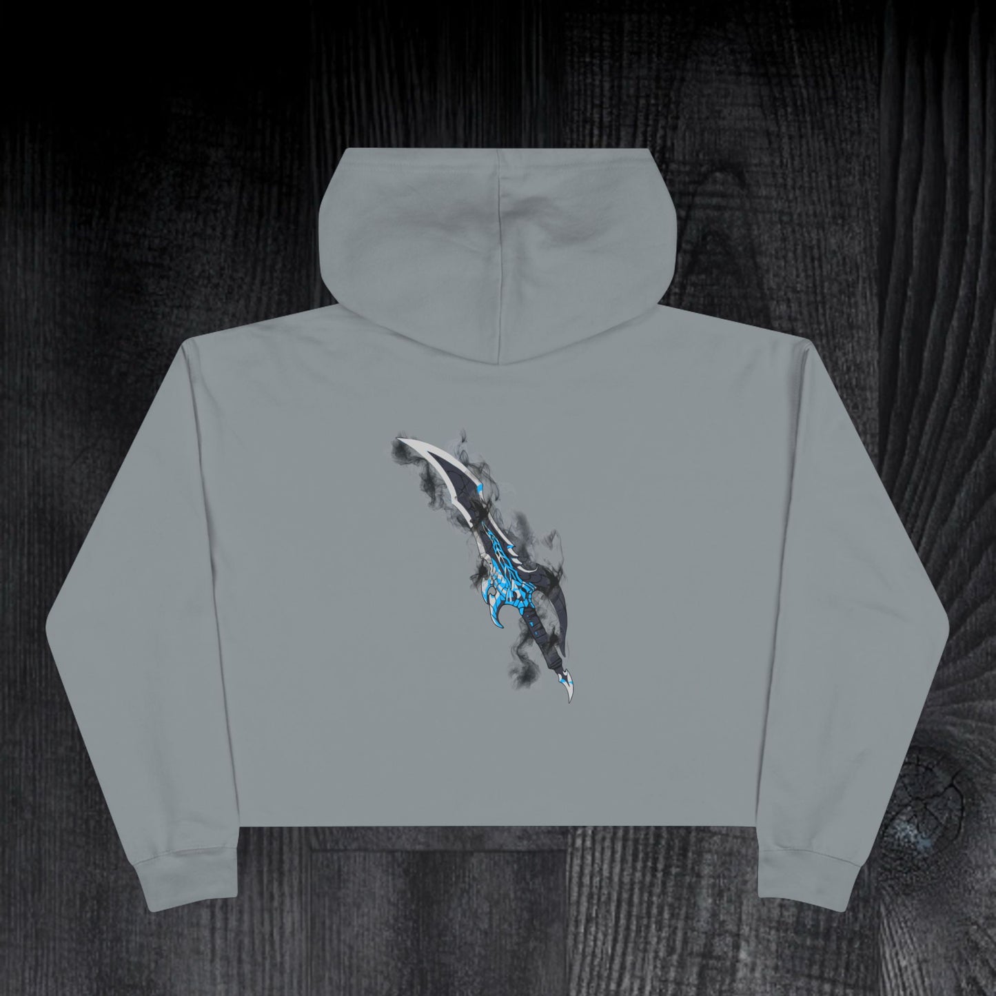 Cured-Dagger Crop Hoodie