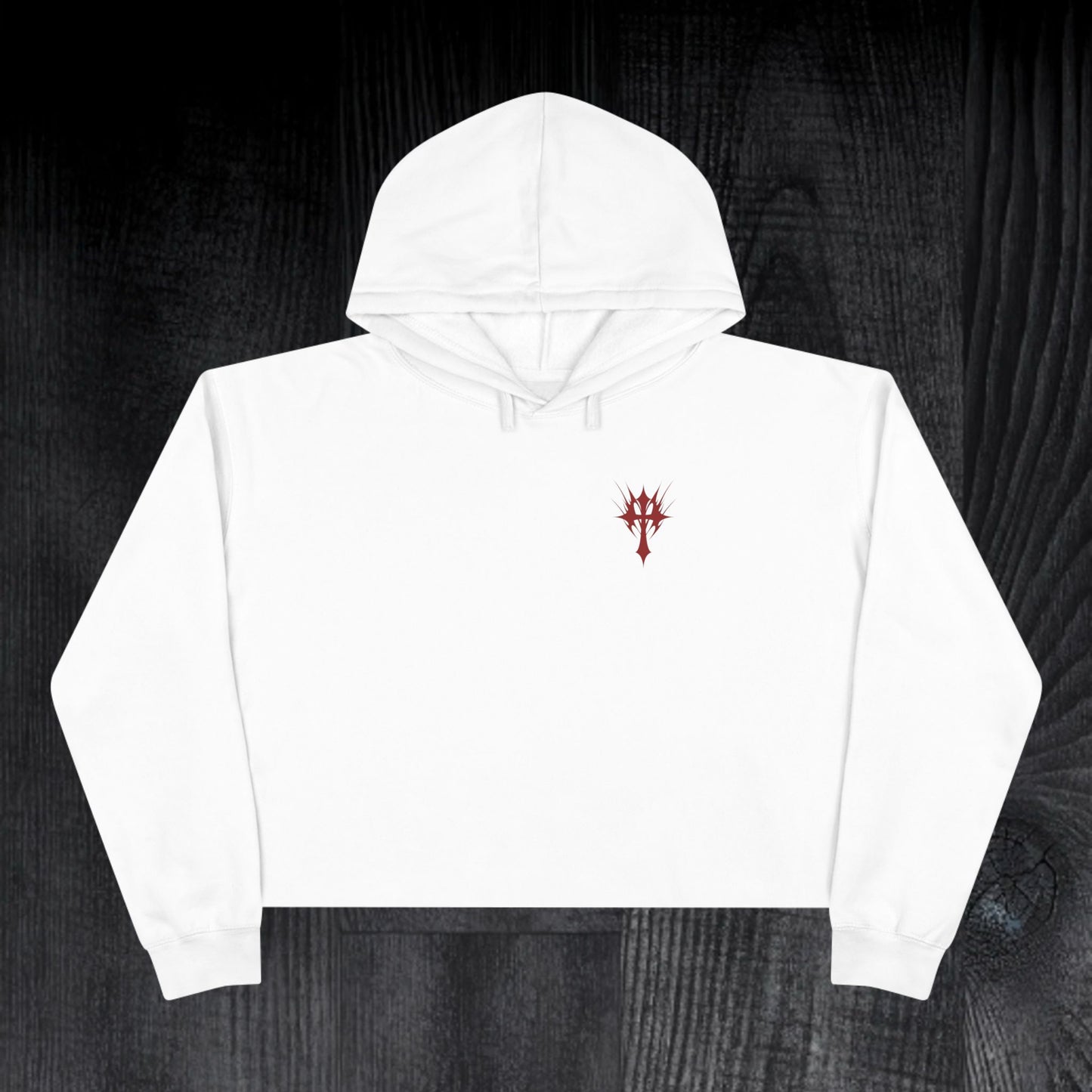 Cured-Dagger Crop Hoodie