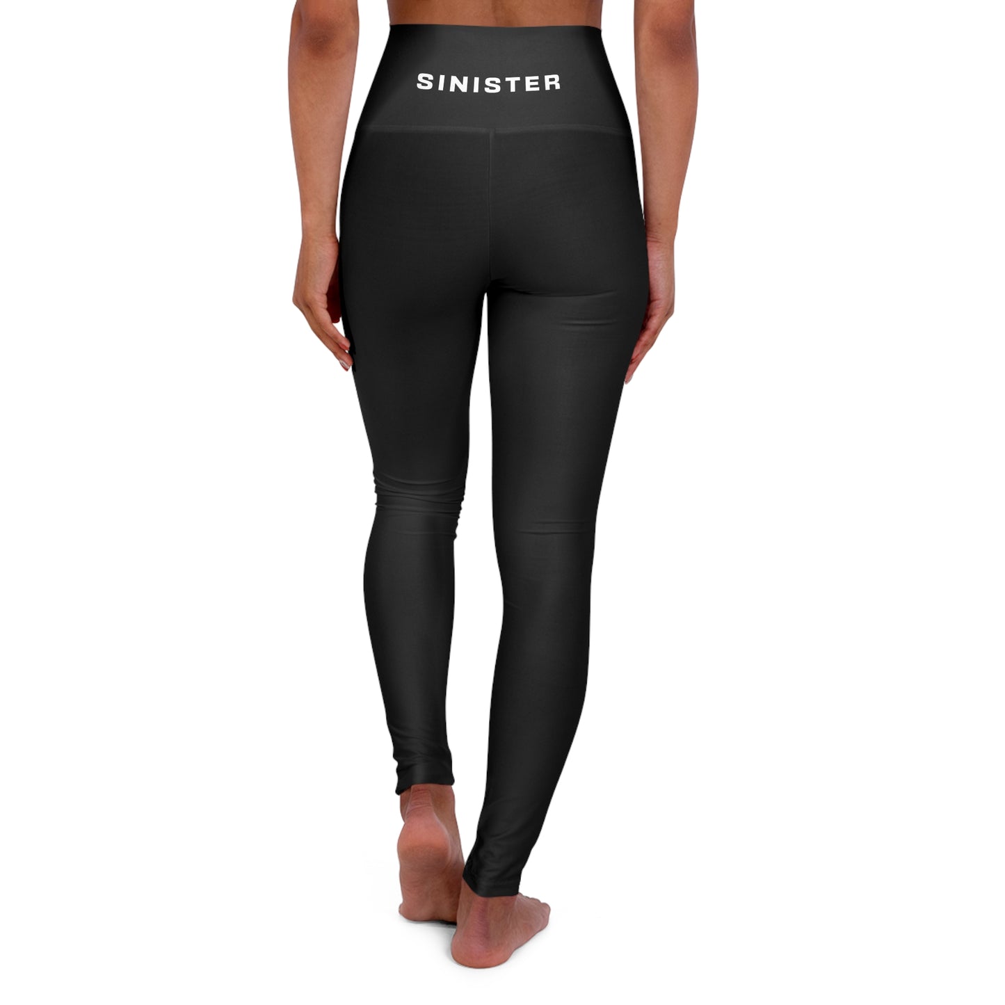 Essential High Waisted Yoga Leggings in Black