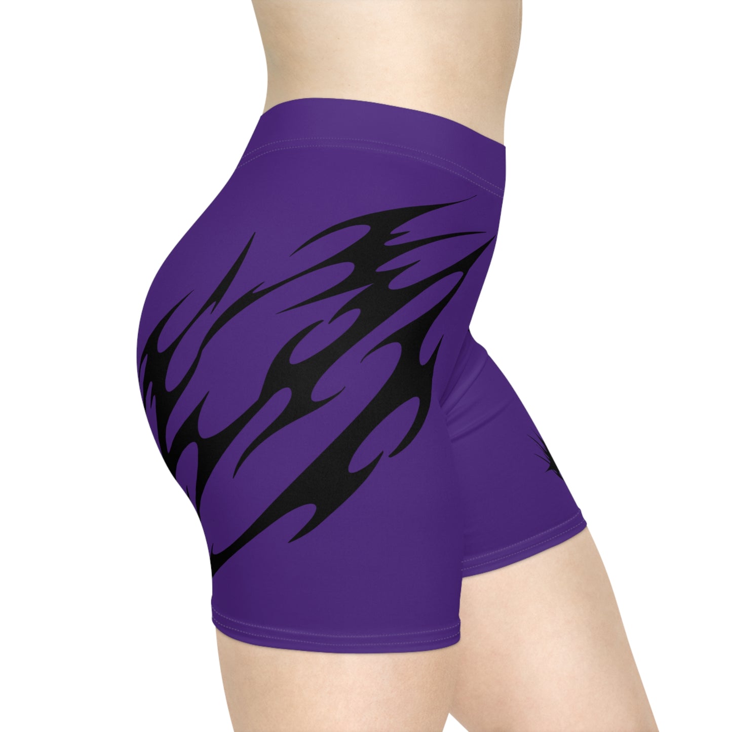 W119 - Seemless Biker Shorts Purple