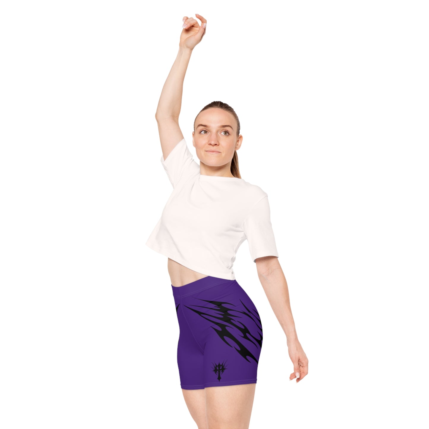 W119 - Seemless Biker Shorts Purple