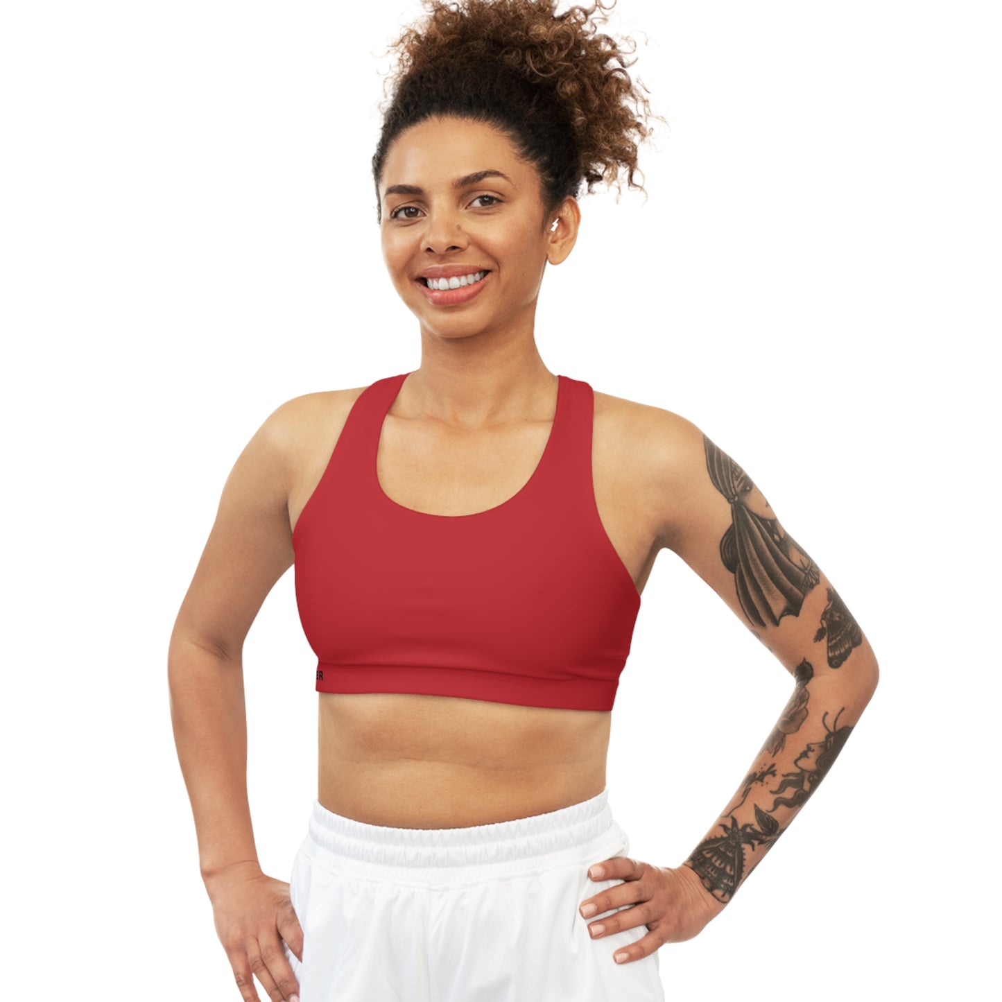 W112 - Seamless Sports Bralette - Red