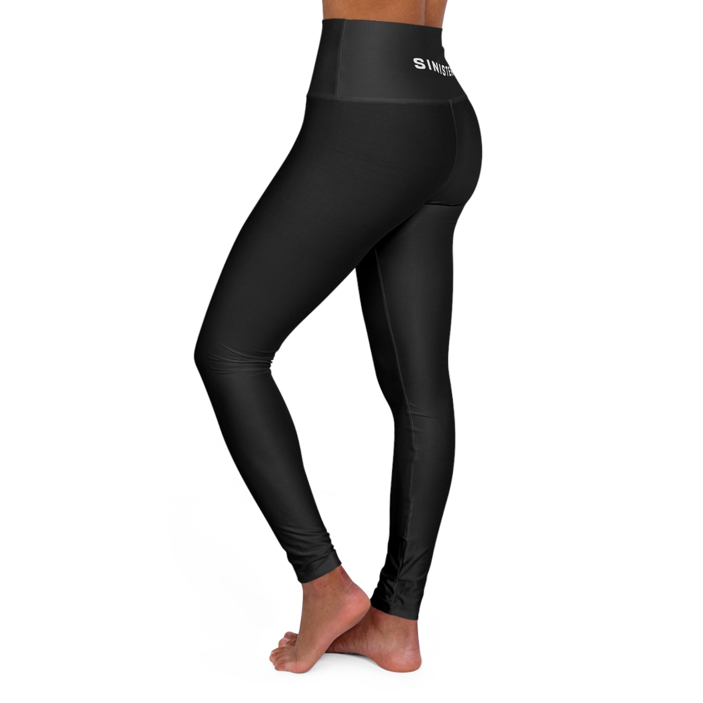 Essential High Waisted Yoga Leggings in Black