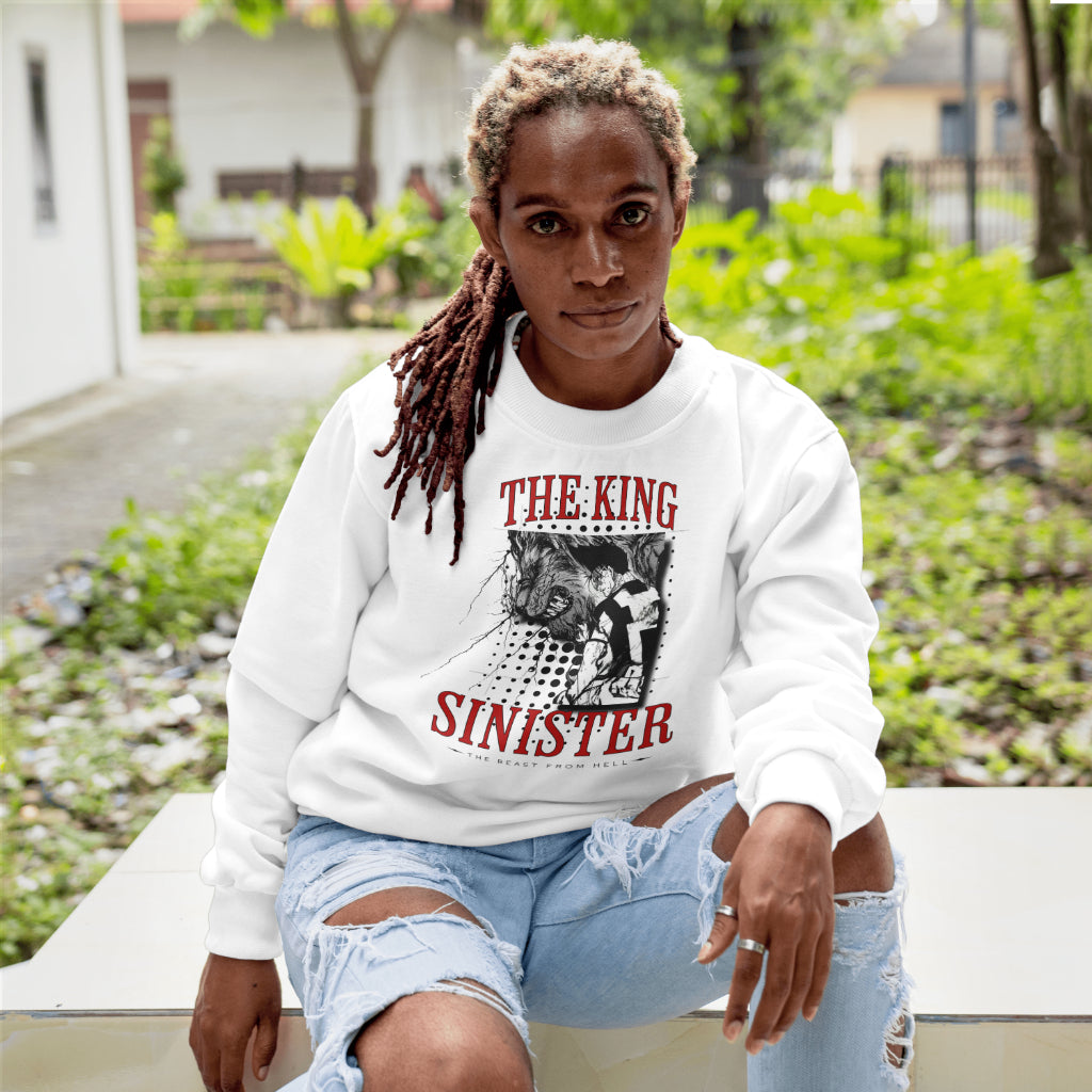 The King Sweatshirt in White